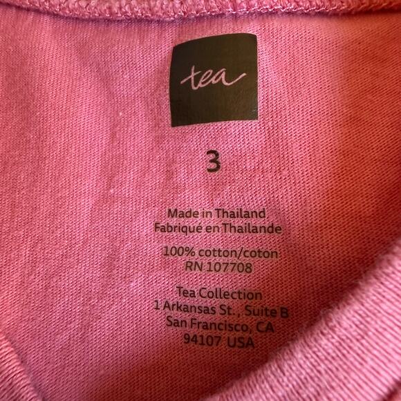 Tea Collection Pegasus Horse Pink Dress Girls 3 - Picture 7 of 10